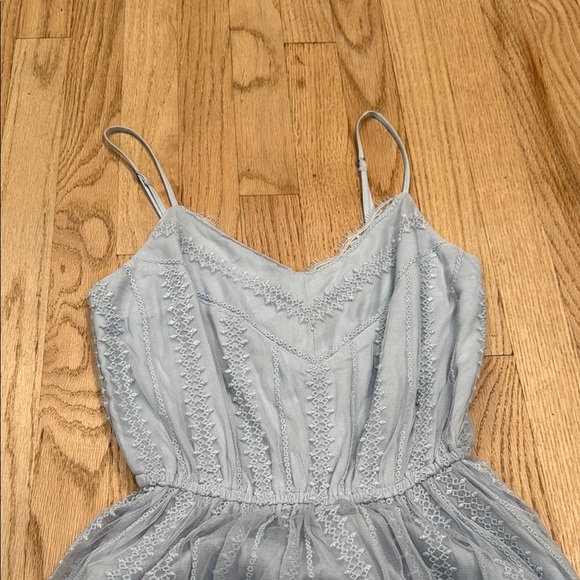 Abercrombie Light Blue Lace Dress - Picture 2 of 5